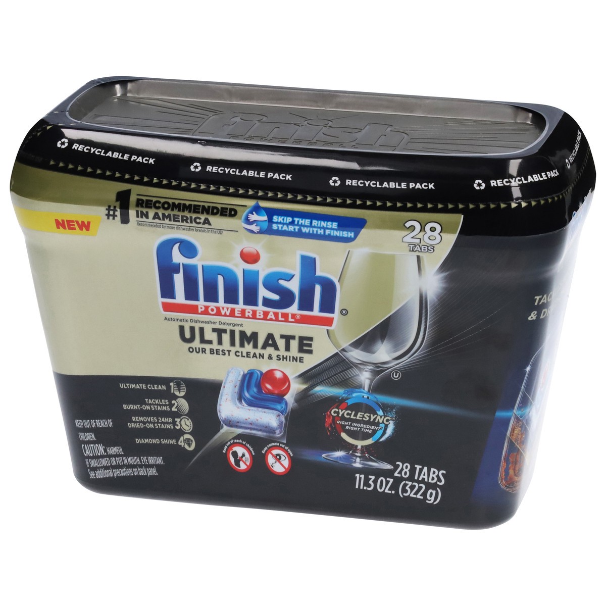 slide 6 of 12, Finish Dishwasher Detergent, Premium Dishwashing Tablets, 28 ct