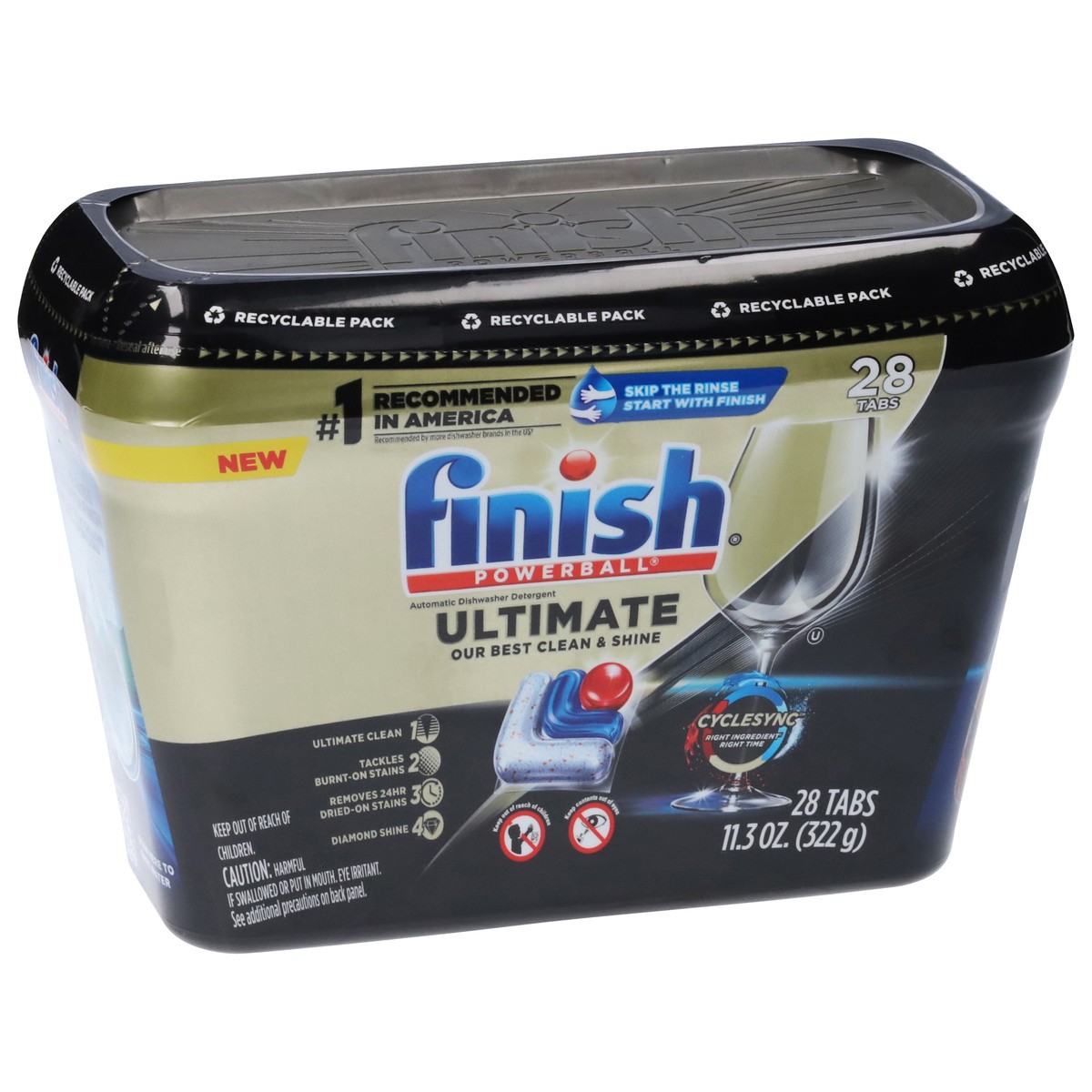 slide 2 of 12, Finish Dishwasher Detergent, Premium Dishwashing Tablets, 28 ct
