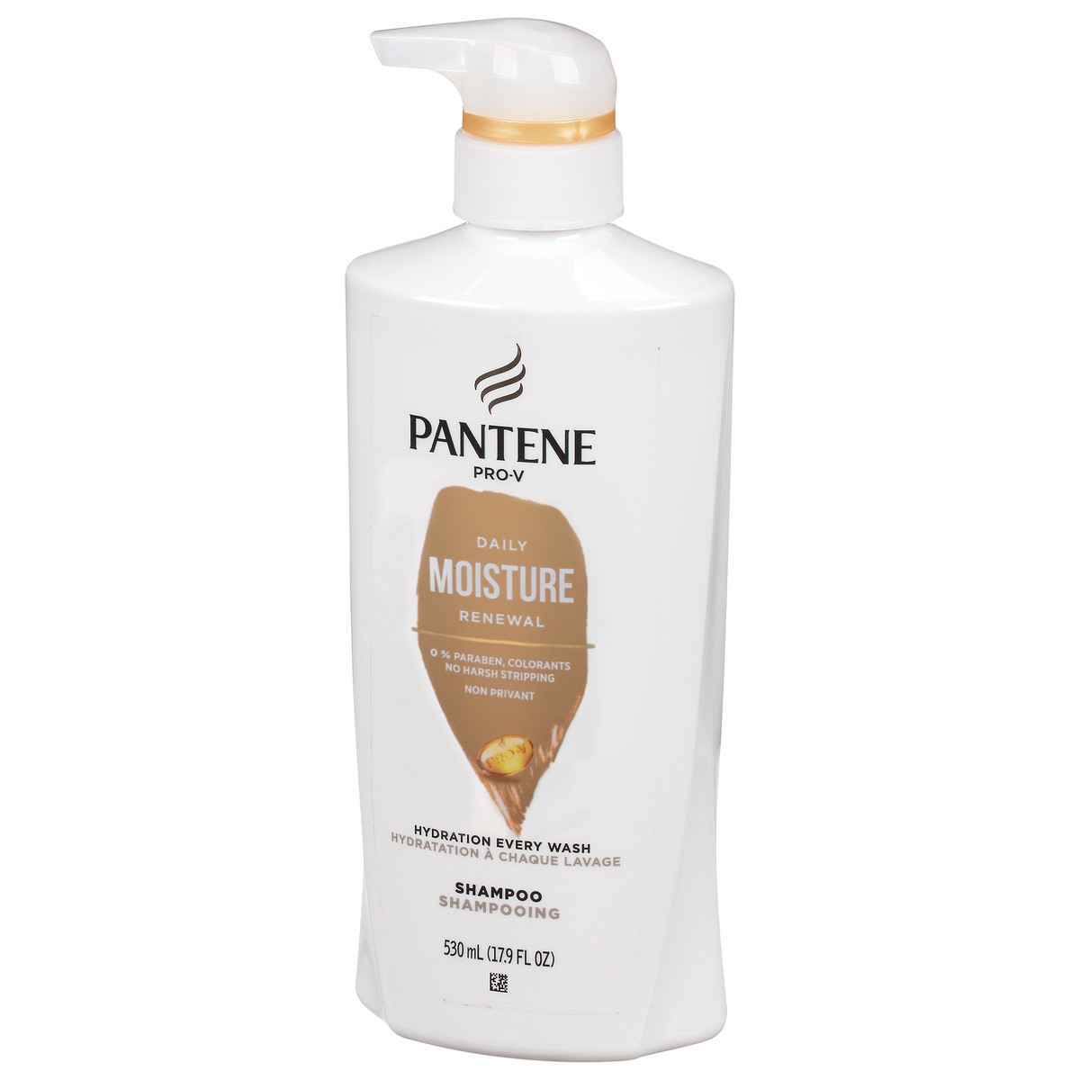 slide 8 of 9, Pantene Daily Moisture Renewal 72 HR Lush Moisture Shampoo 17.9oz/530mL, 17.90 fl oz
