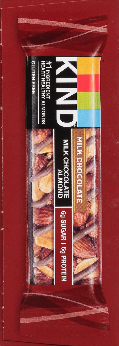 slide 7 of 10, KIND Milk Chocolate Almond Bar, 12 ct; 1.4 oz