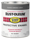 slide 25 of 25, Rust-Oleum Stops Rust Protective Enamel Paint - 7786502, Gloss Smoke Gray, 32 fl oz