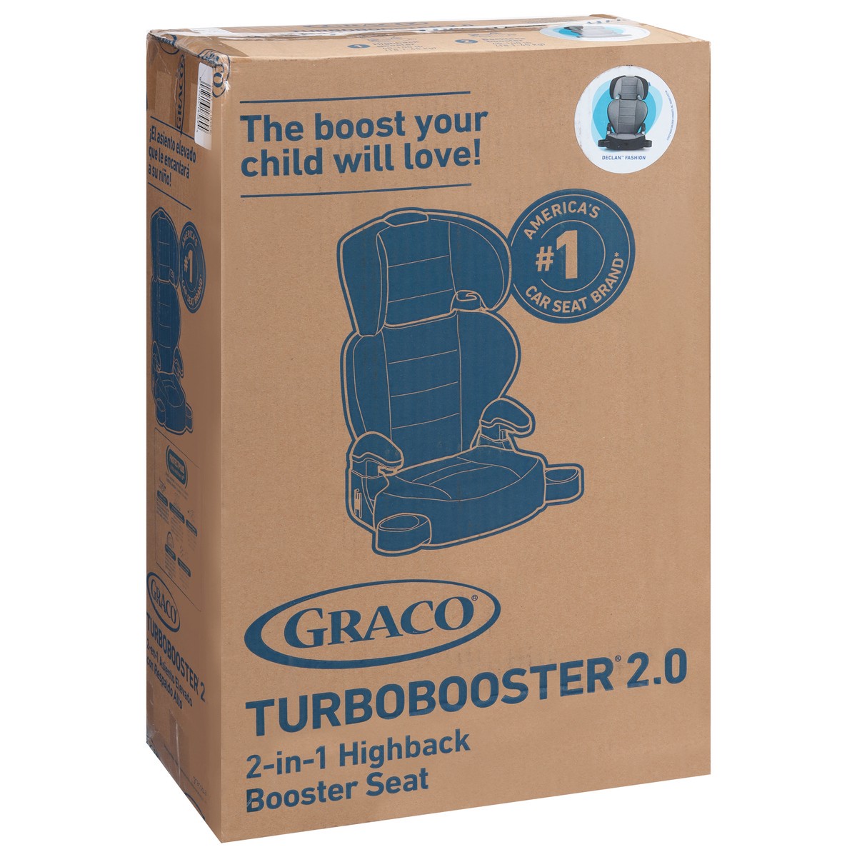 slide 4 of 9, Graco Turbobooster 2.0 2-In-1 Highback Booster Seat 1 ea, 1 ct