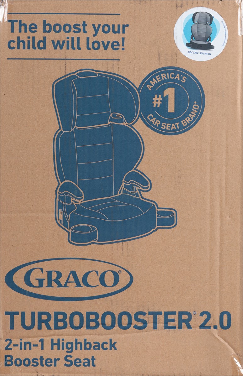 slide 7 of 9, Graco Turbobooster 2.0 2-In-1 Highback Booster Seat 1 ea, 1 ct