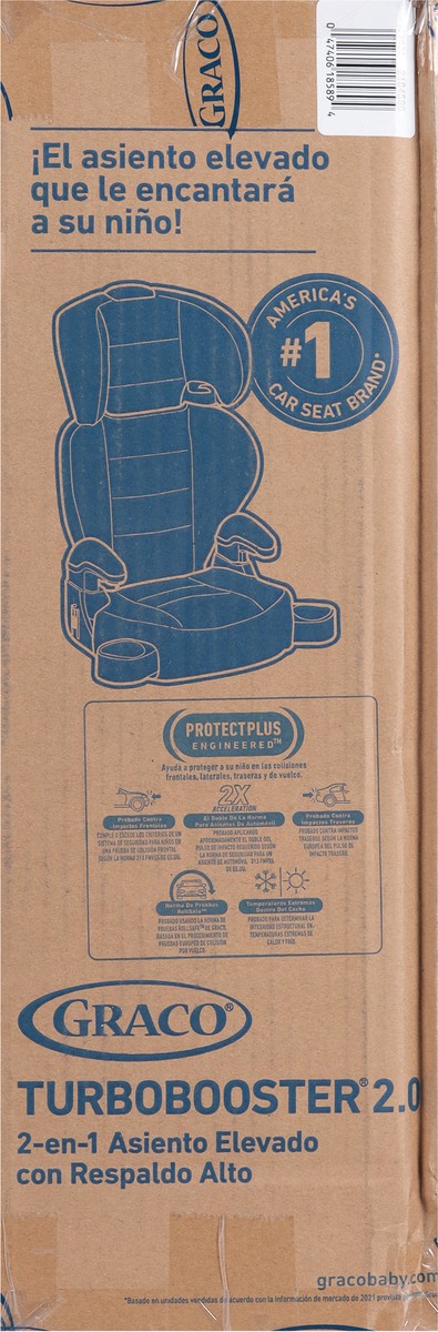 slide 3 of 9, Graco Turbobooster 2.0 2-In-1 Highback Booster Seat 1 ea, 1 ct