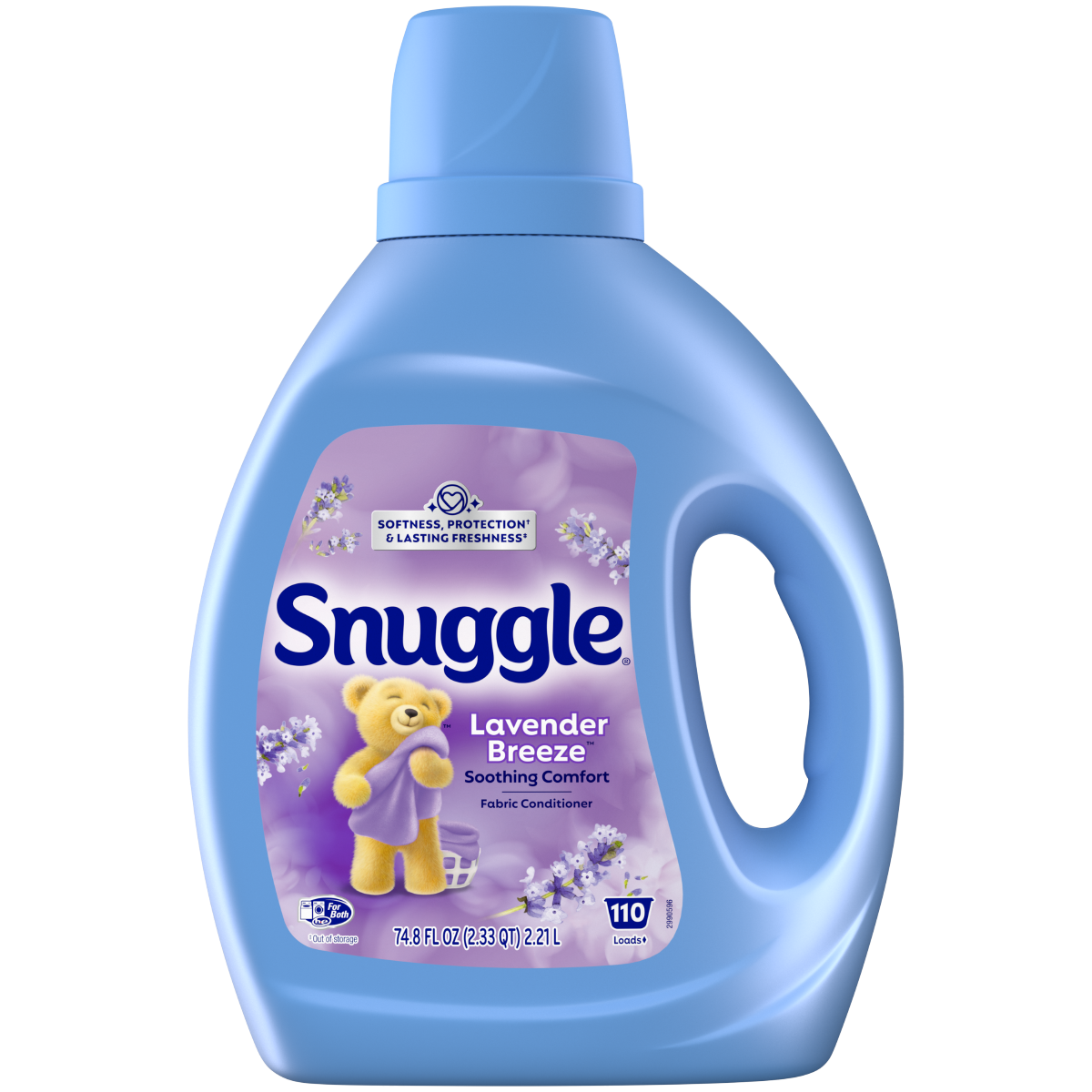 slide 1 of 5, Snuggle Lavender Breeze Fabric Conditioner 74.8 fl oz, 74.8 fl oz