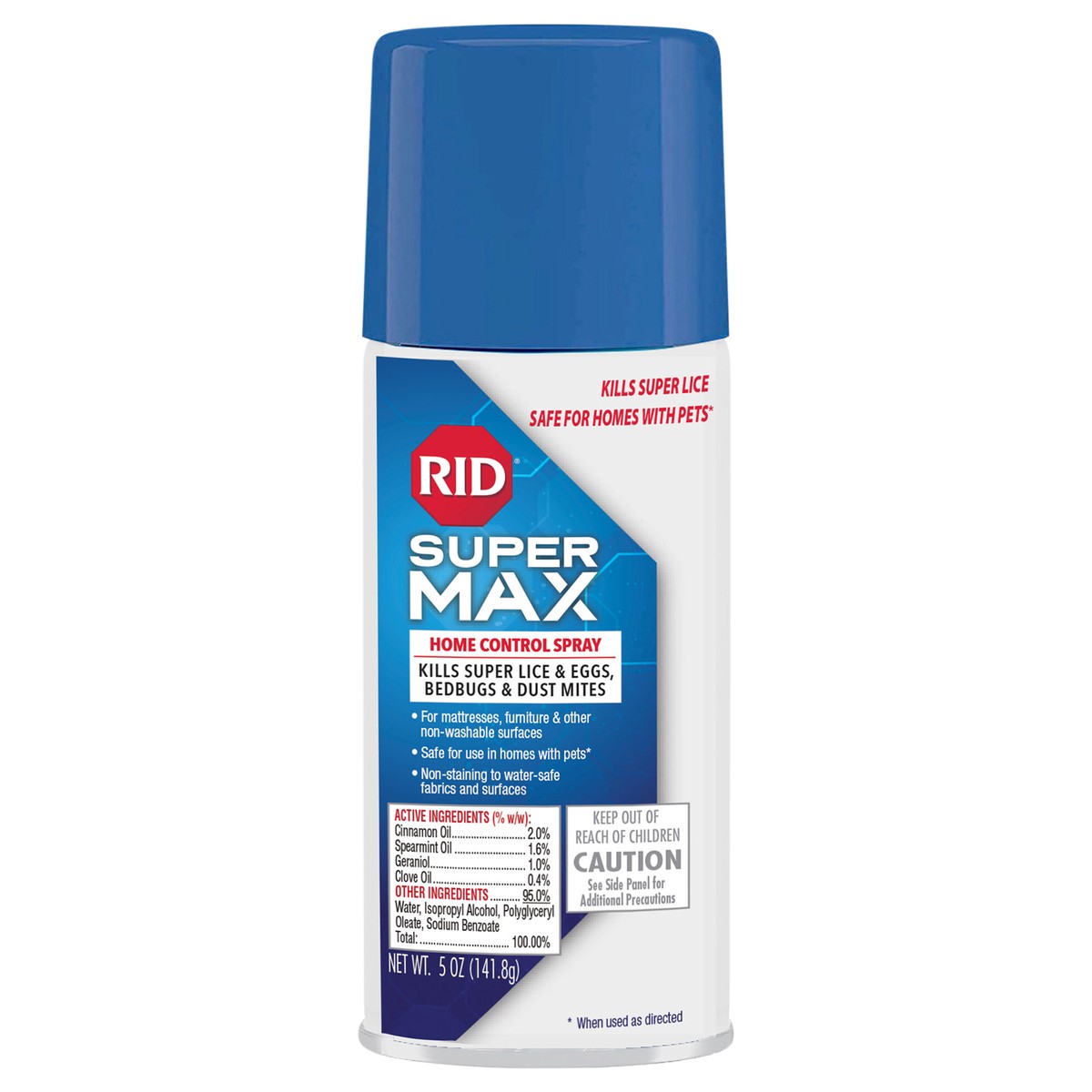 slide 1 of 2, RID Super Max Home Lice Treatment Spray for Super Lice, Bedbugs and Dust Mites, 5 oz, 5 oz