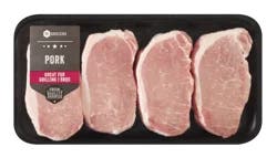 Boneless Center Cut Pork Chops, Per Package (Avg. 1.25 lb)