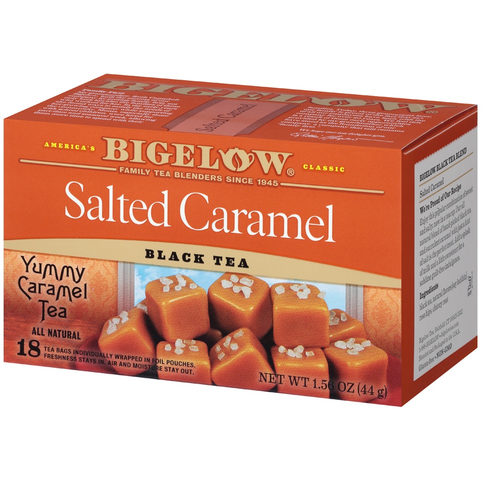 slide 3 of 7, Bigelow Salted Caramel Black Tea, 18 ct