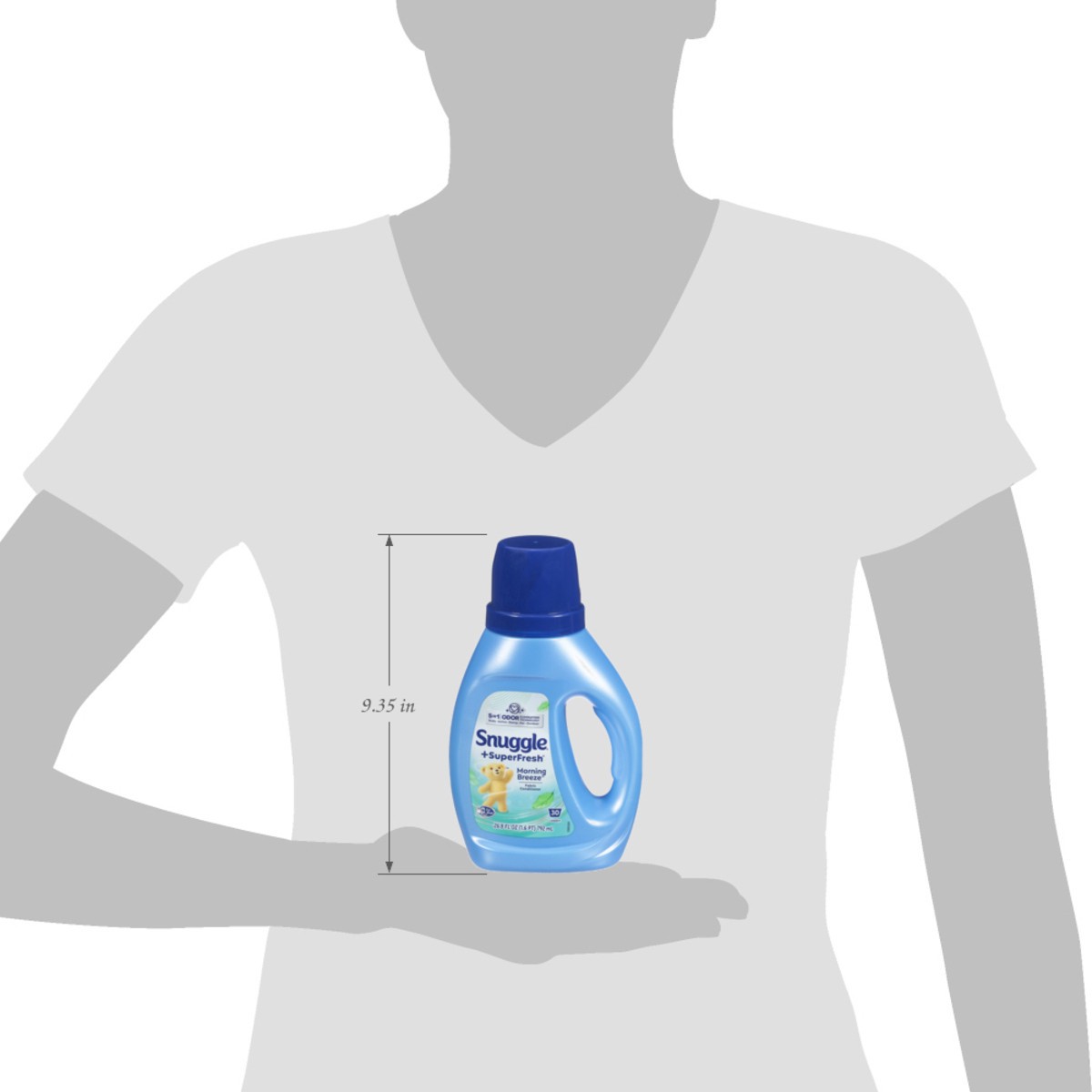 slide 2 of 13, Snuggle +SuperFresh Morning Breeze Fabric Conditioner 26.8 fl oz, 26.8 fl oz