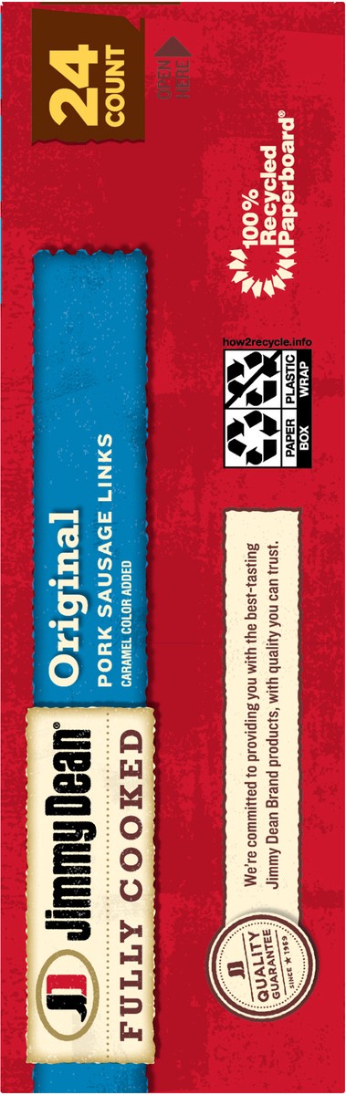 slide 8 of 8, Jimmy Dean Pork Sausages - Prepared/Processed, 19.2 oz