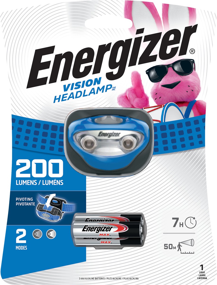 slide 2 of 3, Energizer Vision 200 Lumens Headlamp 1 ea, 1 ct