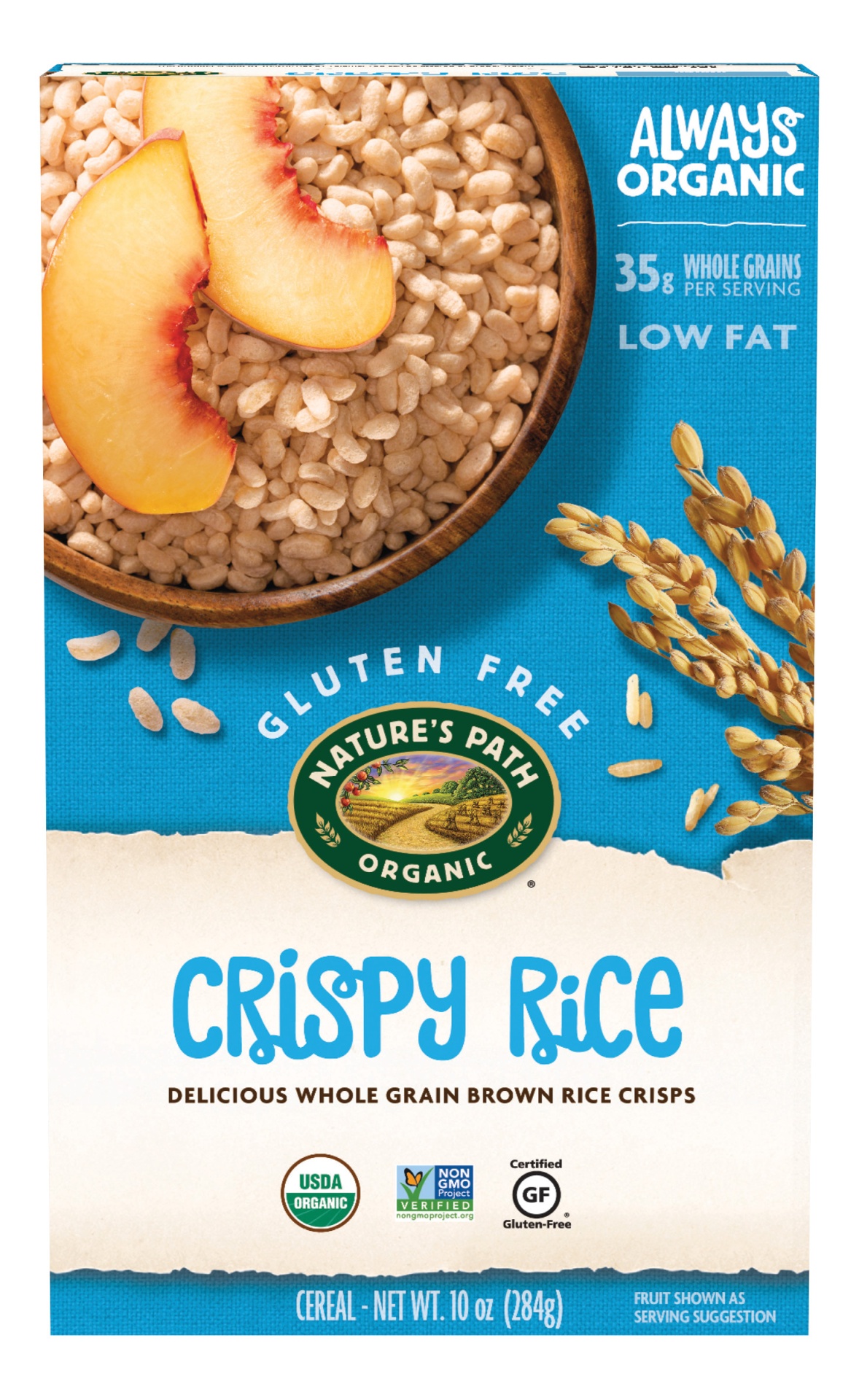 slide 1 of 6, Nature's Path Organic Crispy Rice Cereal, 10 oz