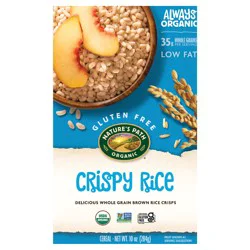 Nature's Path Organic Crispy Rice Cereal 10 oz Box