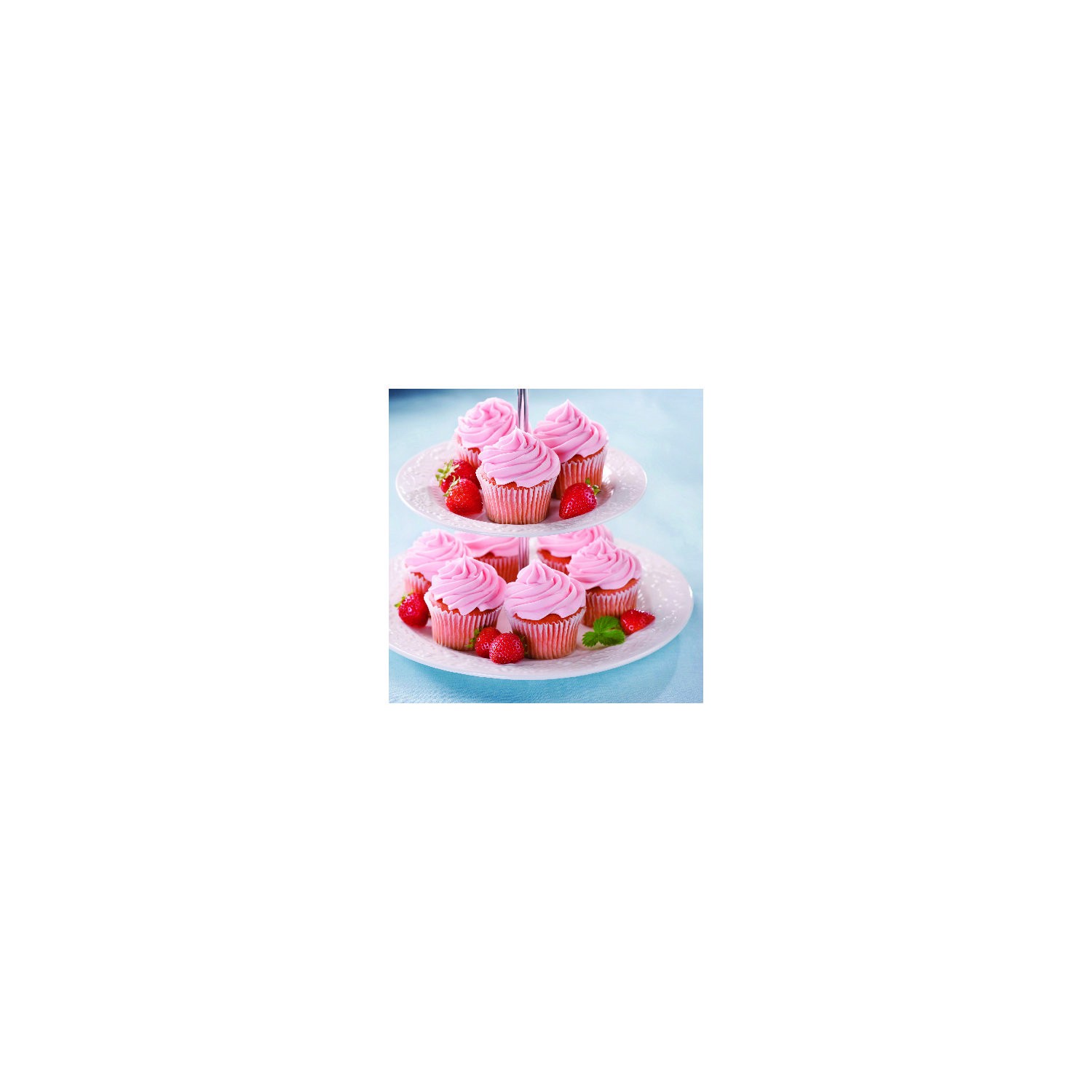 slide 1 of 1, Cub Bakery Whipped Strawberry Cupcakes, 6 Each, 6 ct