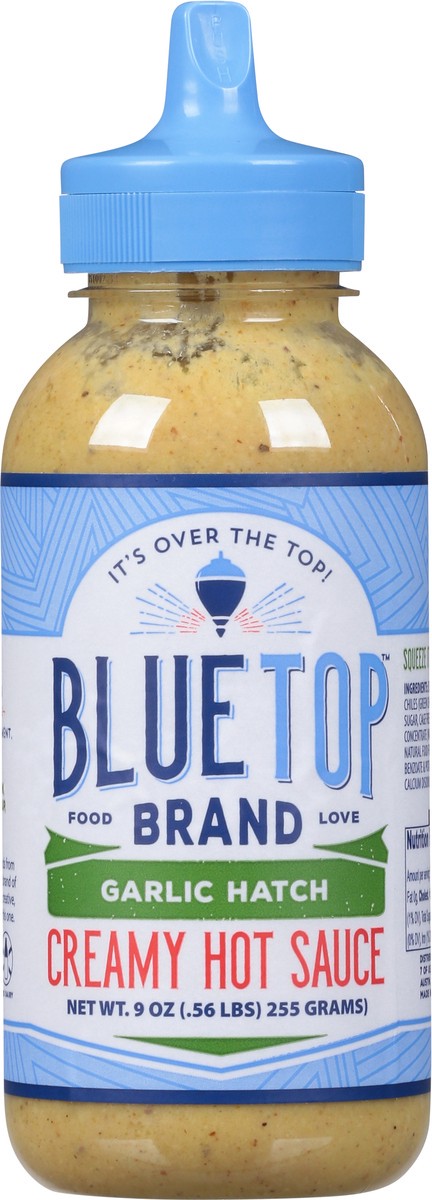 slide 9 of 11, Blue Top Brand Creamy Garlic Hatch Hot Sauce 9 oz, 9 oz