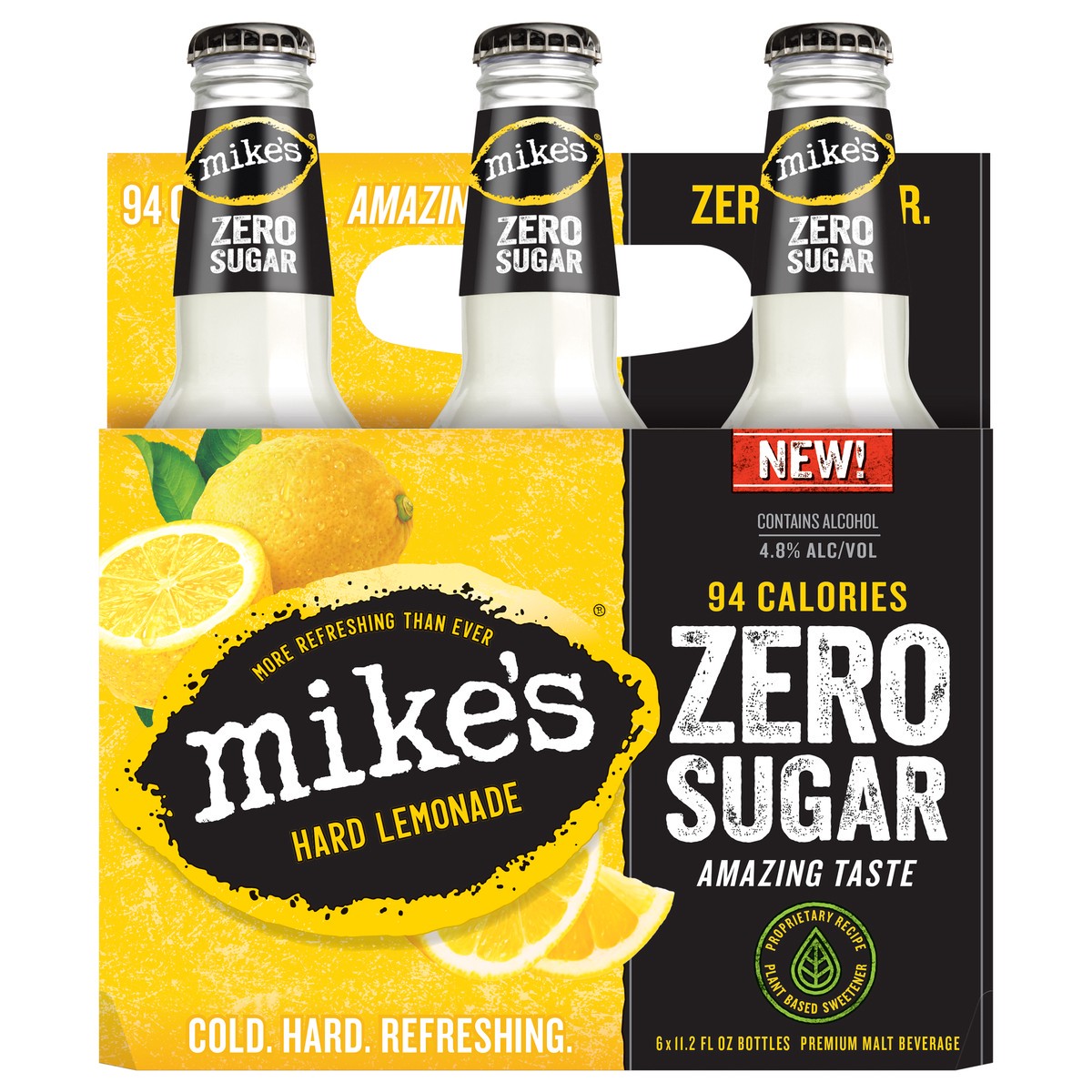 slide 1 of 1, Mike's Hard Lemonade Zero Sugar 6pk, 6 ct; 11.2 oz
