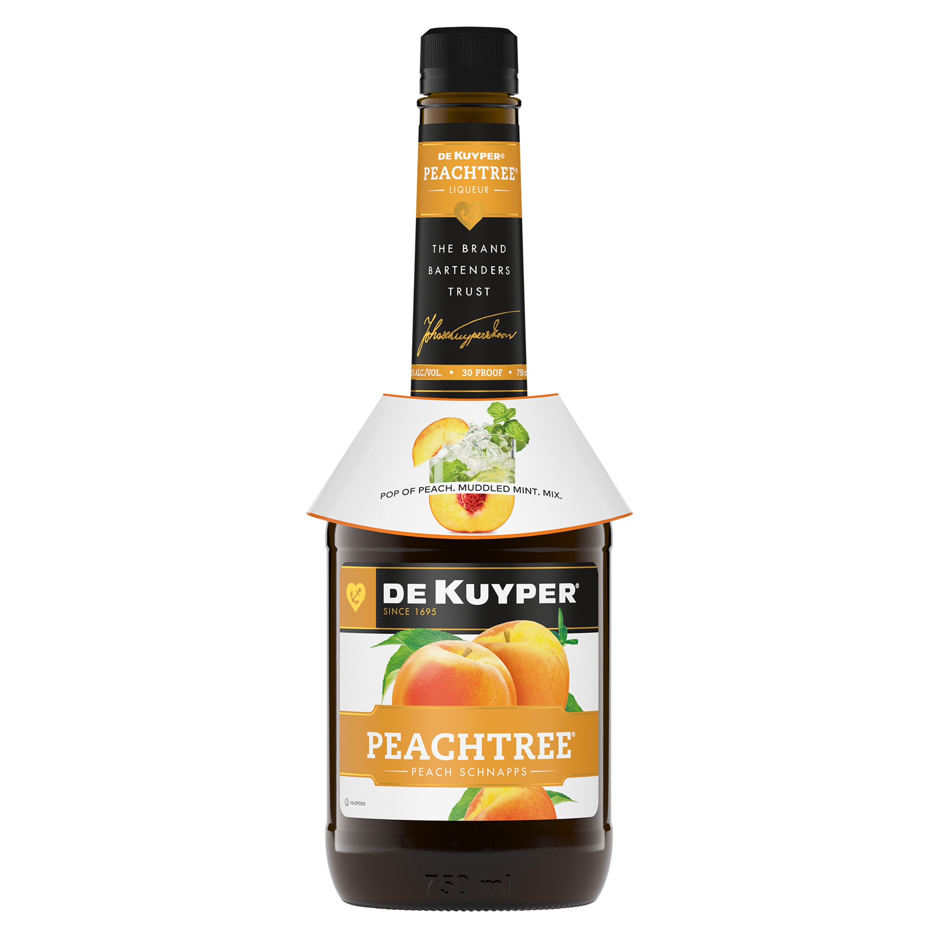 slide 1 of 3, DeKuyper Peachtree Peach Schnapps Liqueur 750 ml, 750 ml