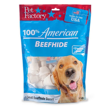 slide 1 of 1, Pet Factory 6 In American Beefhide Rolls, 2 ct