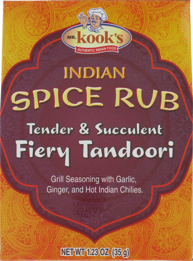 slide 2 of 3, Mr. Kook's Mr Kooks Fiery Tandoori Indian Spice Rub, 1.23 oz