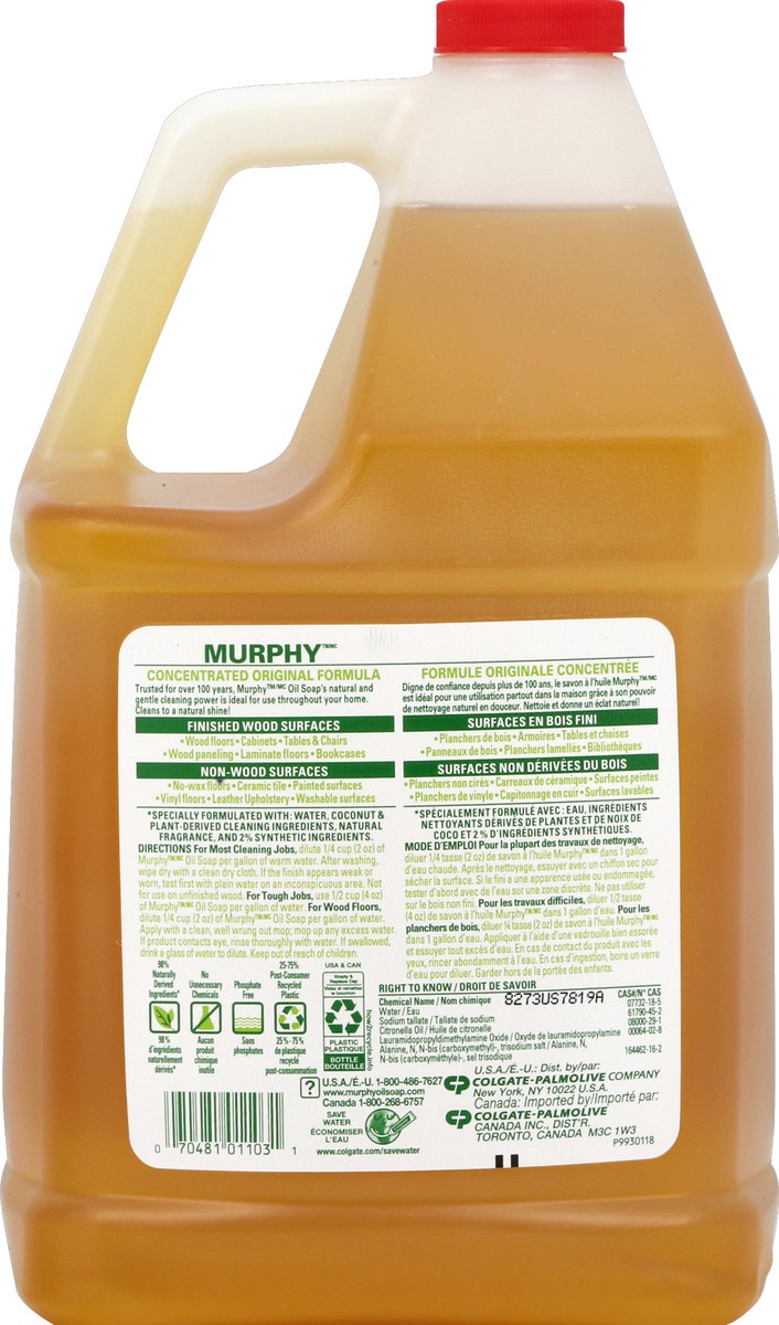 slide 3 of 7, Murphy's Murphy Oil Soap Liquid, 128 oz