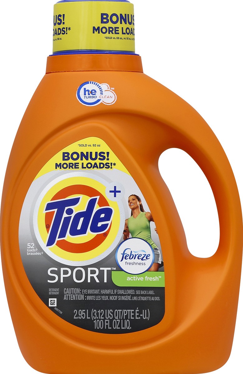 slide 2 of 2, Tide Detergent 100 oz, 100 oz