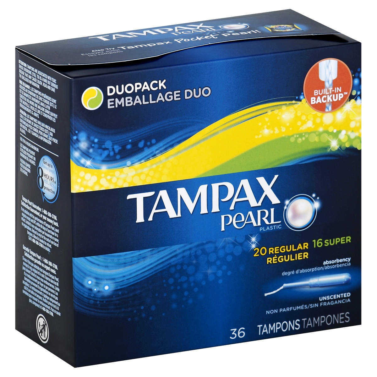 slide 1 of 5, Tampax Tampons , 36 ct