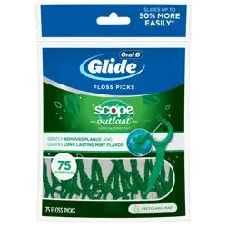 Oral-B Glide Complete With Scope Outlast Floss Picks
