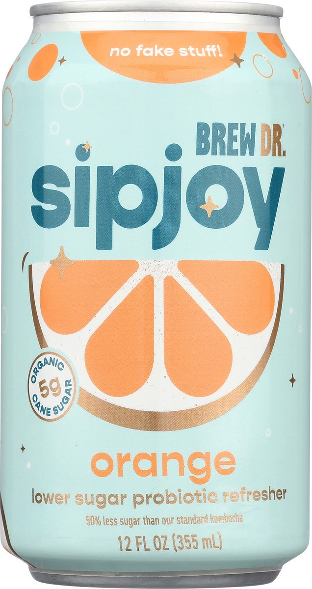 slide 4 of 14, Brew Dr. Brew Dr Sipjoy Orange - 12 fl oz, 12 fl oz