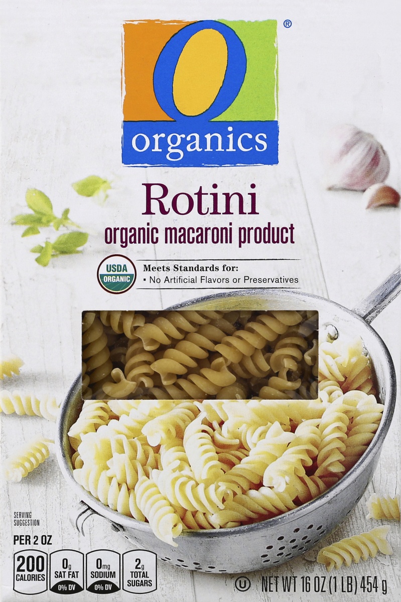 slide 4 of 7, O Organics Organic Rotini, 