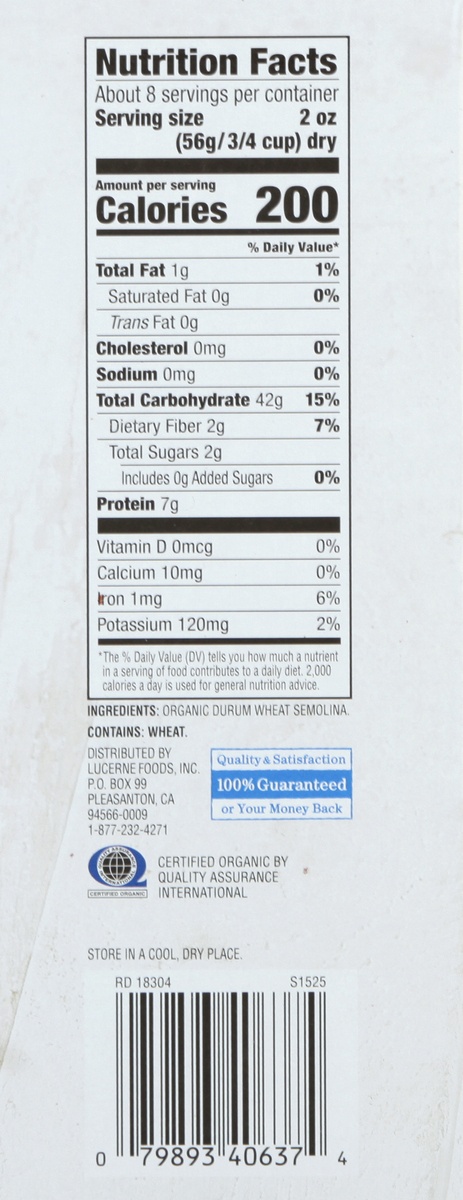 slide 6 of 7, O Organics Organic Rotini, 