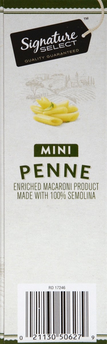 Signature Select Mini Penne, Enriched Macaroni Product 16 oz