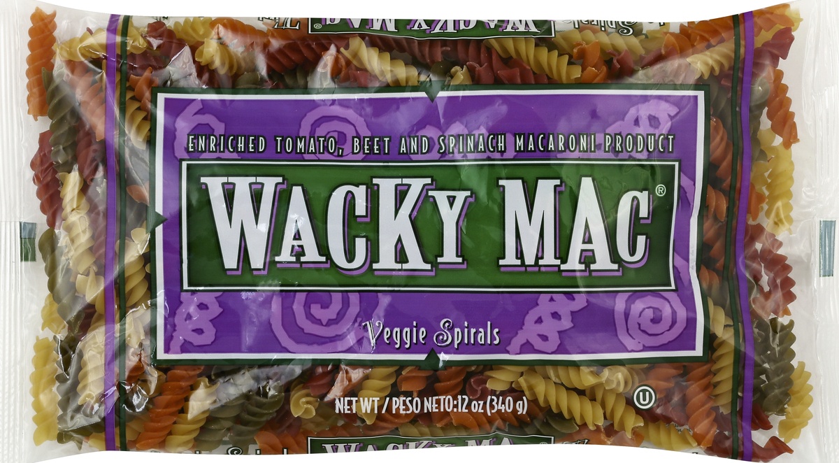 slide 5 of 5, Wacky Mac Veggie Spirals 12-12 oz. Bags, 12 oz