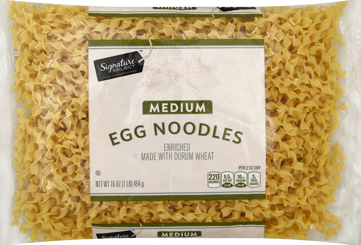 slide 3 of 5, Signature Select Egg Noodles 16 oz, 