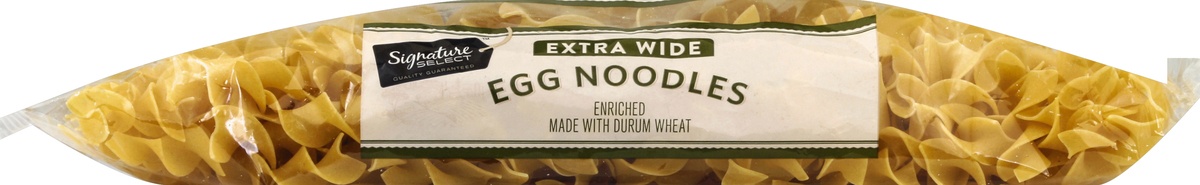 slide 5 of 5, Signature Select S Sel Noodles Egg Extra Wide, 16 oz