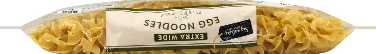 slide 3 of 5, Signature Select S Sel Noodles Egg Extra Wide, 16 oz