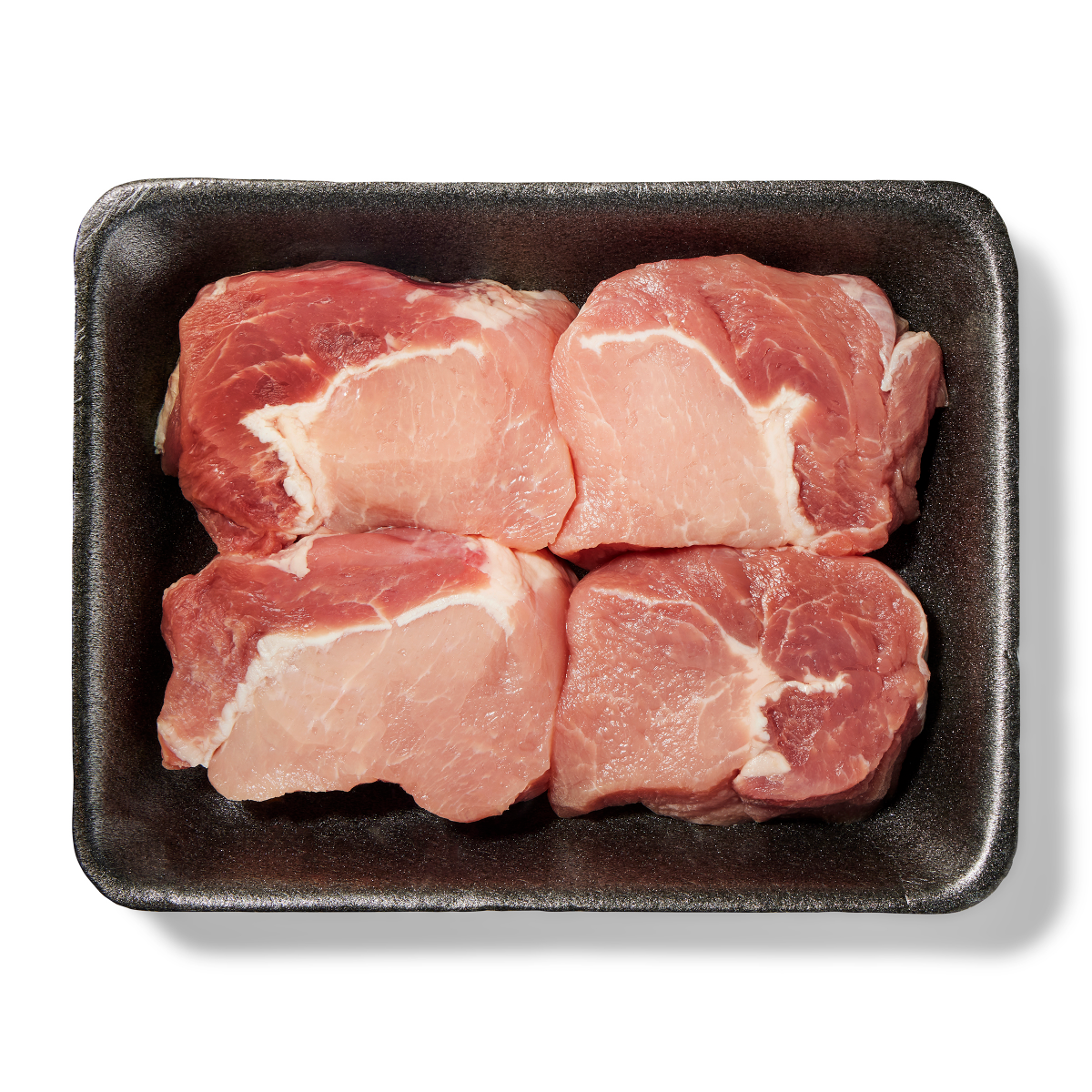 slide 1 of 1, Fresh from Meijer All Natural Boneless Blade Cut Pork Chops, per lb