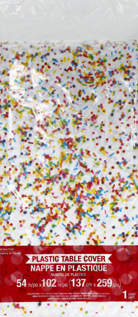 slide 5 of 6, Creative Converting Sprinkles Tablecover, 1 ct