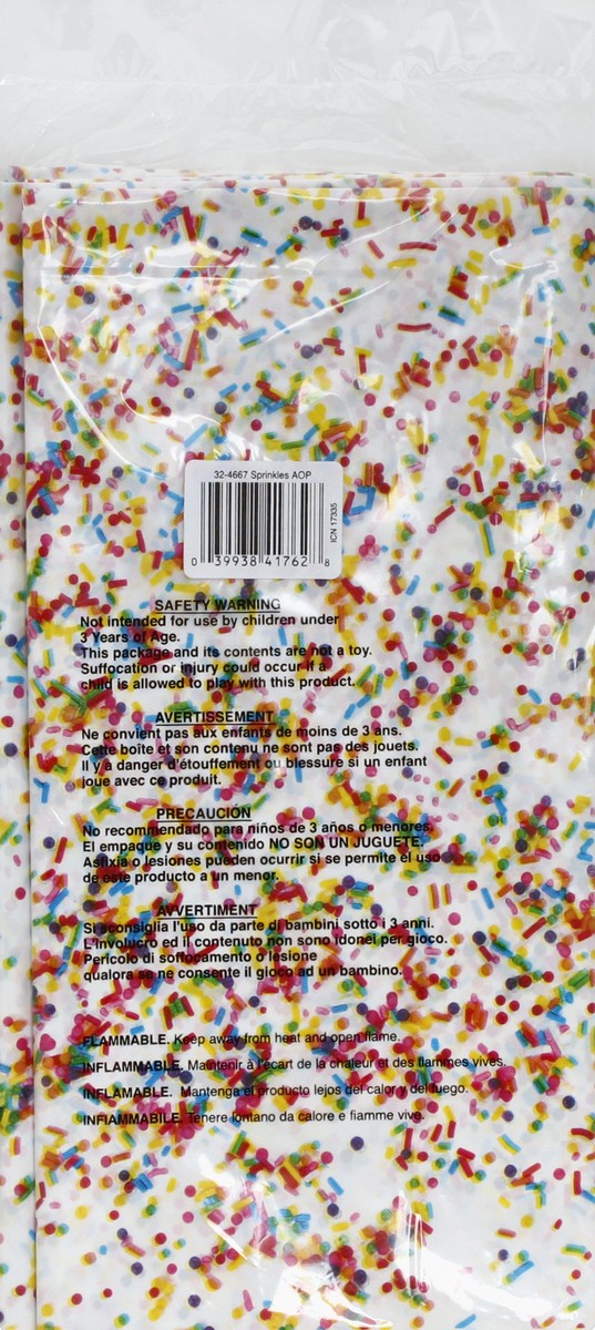 slide 6 of 6, Creative Converting Sprinkles Tablecover, 1 ct