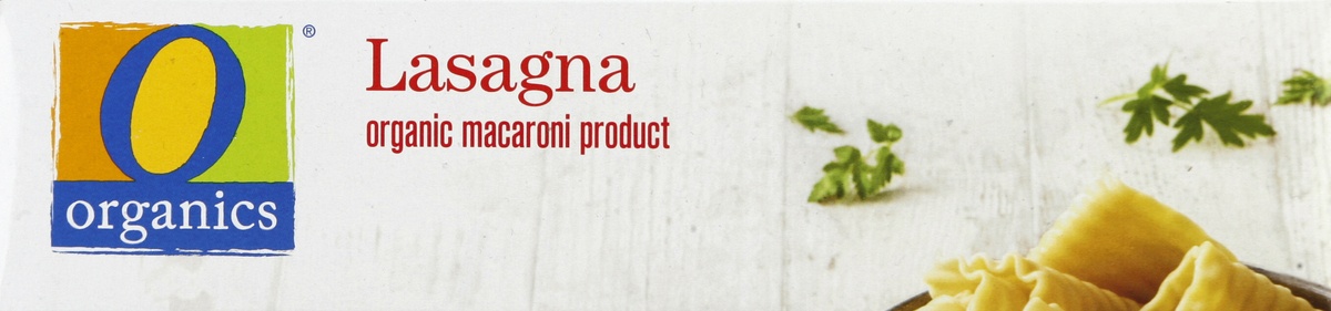 slide 4 of 4, O Organics Pasta Lasagna, 16 oz