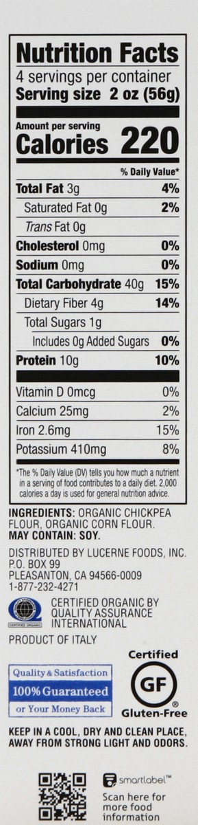 slide 6 of 7, O Organics Organic Fusilli Chickpea Pasta, 