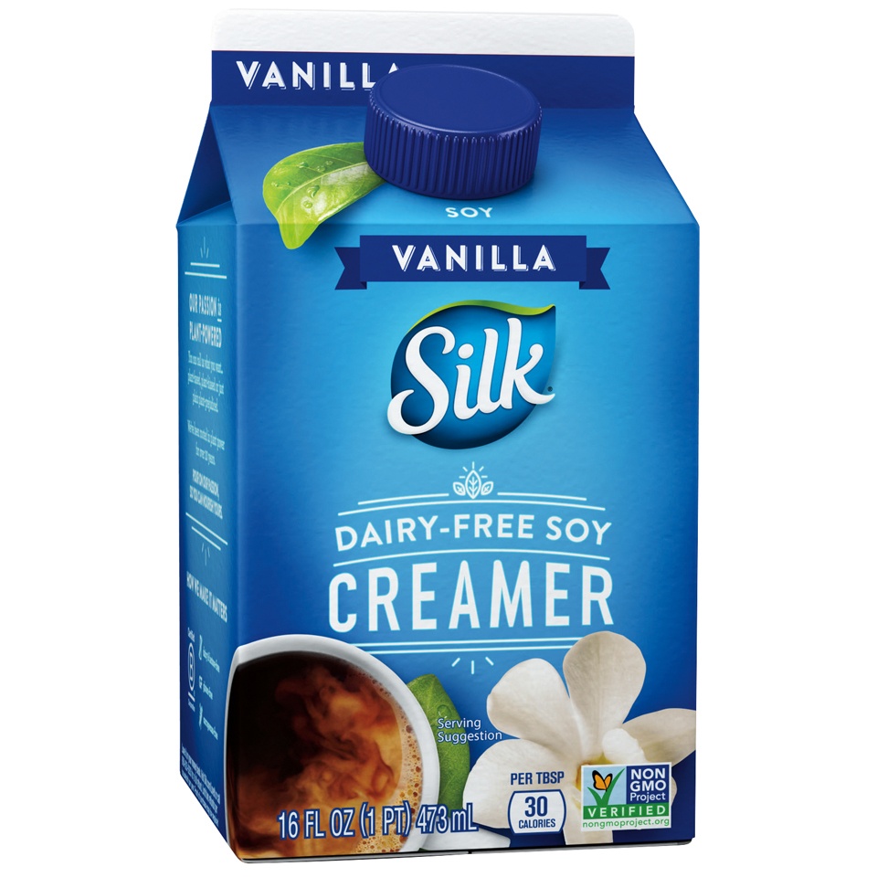 slide 2 of 8, Silk Soymilk Creamer French Vanilla, 1 pint