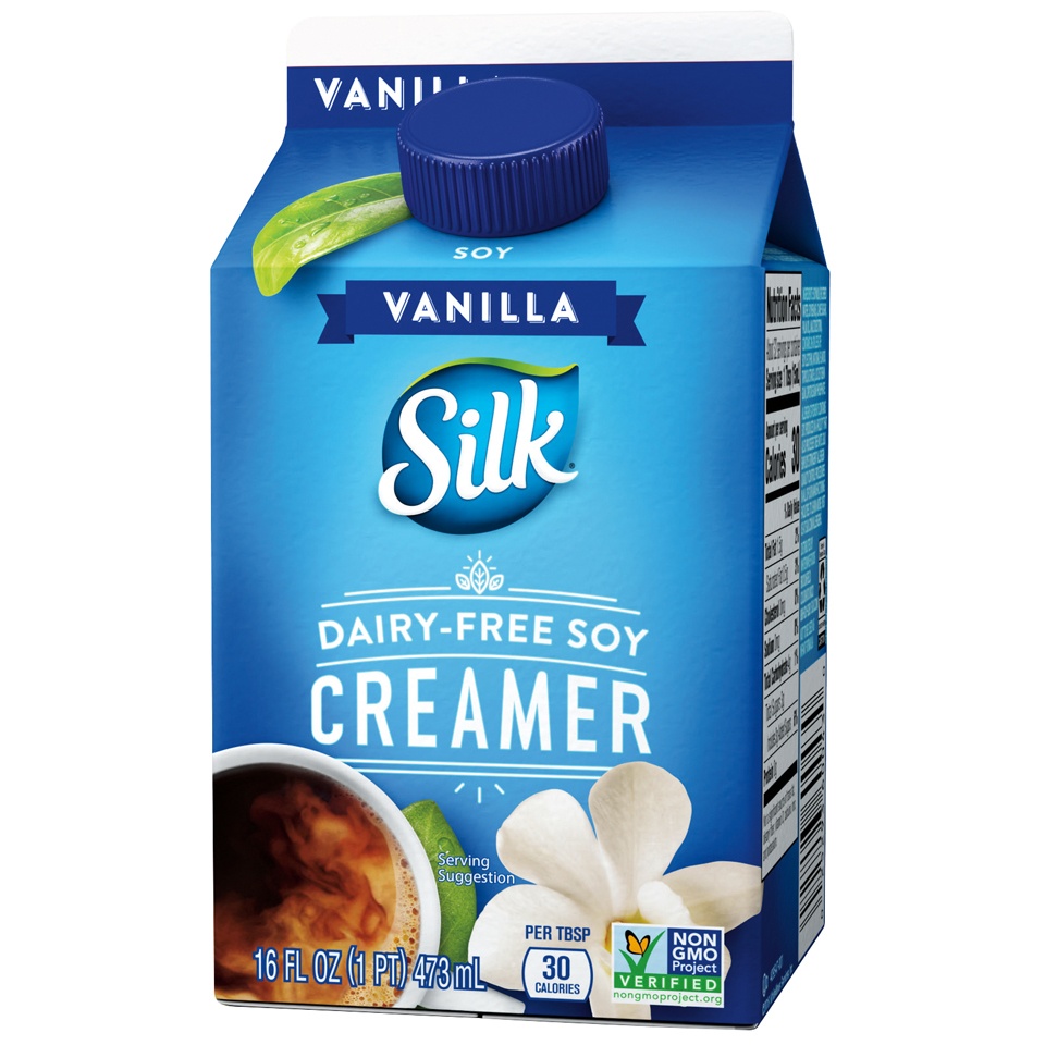 slide 3 of 8, Silk Soymilk Creamer French Vanilla, 1 pint