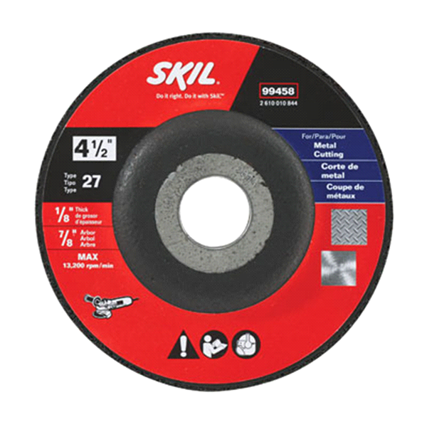 slide 1 of 1, Skil 4-1/2 inch x 1/8 inch Metal Cutting Wheel, 1 ct