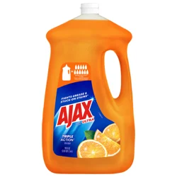 Ajax Ultra Triple Action Liquid Dish Soap, Orange - 90 Fluid Ounce