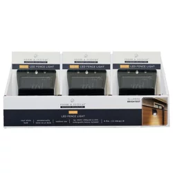 ROOM & RETREAT RR 4.9" Solar Power LED Fence Lights