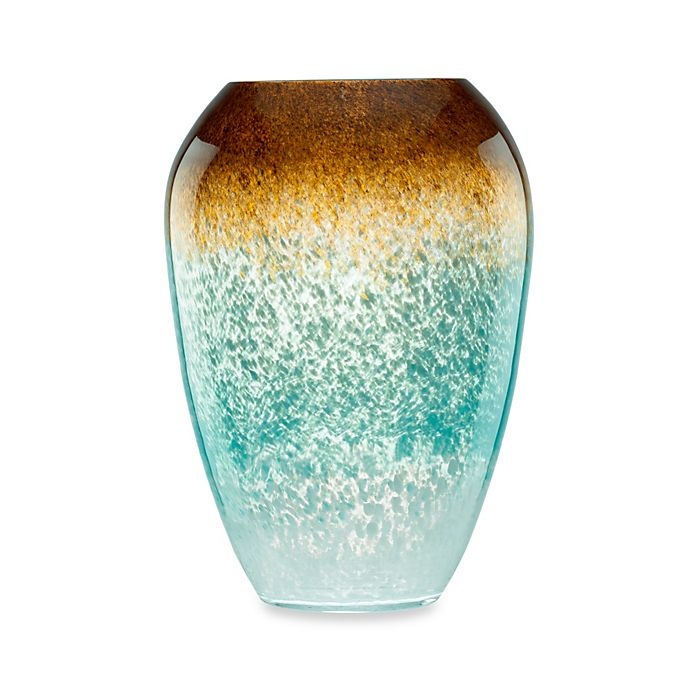 slide 1 of 1, Lenox Seaview Ombre Urn Vase, 12 in