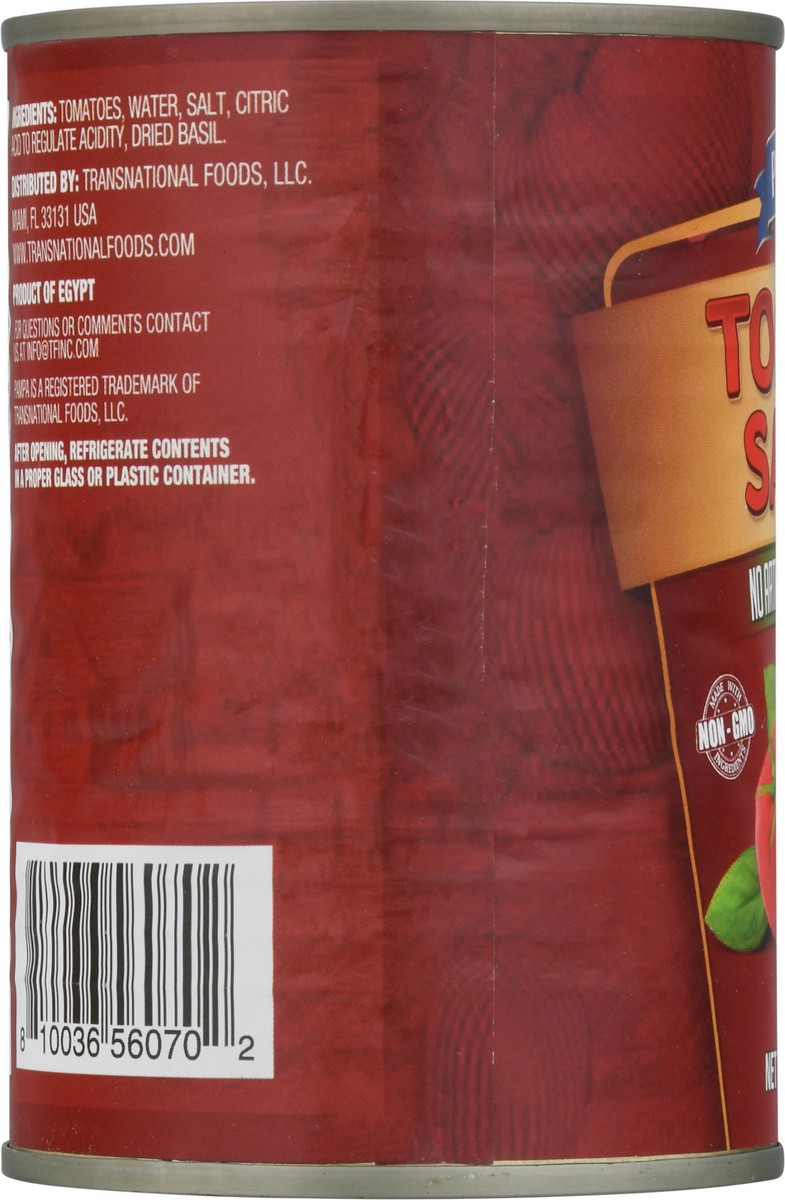 slide 8 of 9, Pampa Tomato Sauce with Basil 15 oz, 15 oz