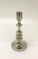 Elements Metal Silver Taper Holder 7IN