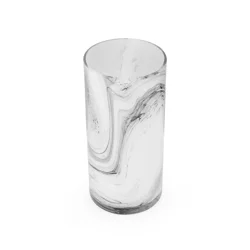 Elements Luster Glass Cylinder Vase 10 inch