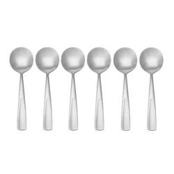 Pfaltzgraff Round Bowl Soup Spoons 6 ea